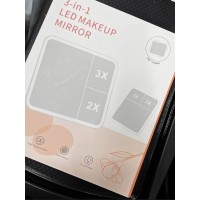 миниатюра для товара: Складане LED-дзеркало для макіяжу 3-in-1 Makeup Mirror