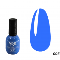 Гель-лак YRE 15мол Luxury Blue №006