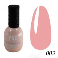 Гель-лак YRE  Luxury Frenchи 15мл.  №003  
