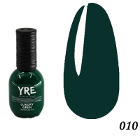 Гель-лак YRE 15мол Luxury Green №010