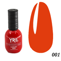 Гель-лак YRE 15мол Luxury Red №001