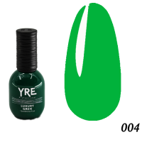 Гель-лак YRE  Luxury Green 15мл. №004