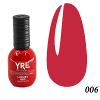 Гель-лак YRE 15мол Luxury Red №006