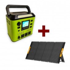 Портативна зарядна станція SF1500W 2000Wh + Сонячна панель 200W