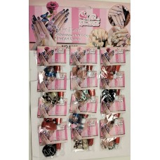 Н16068 Нігті на листі "Nail Art" 12 шт.9304