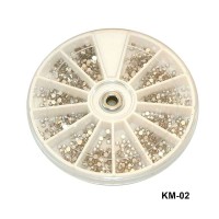К09076 Камені-стрази в каруселі білі