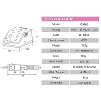 миниатюра для товара: Ф02405 Фрезер JSDA-8500 (оригинал) 35тыс.об/хв.