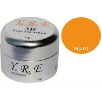 Г04020 Гель для ліплення 3D YRE помаранчевий