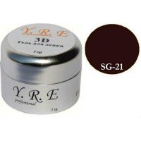Г04020 Гель для ліплення 3D YRE коричневий