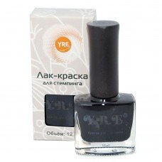 Л04066 Лак-фарба для стемпінгу 12мл.чорна