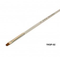К13195 Пензель для гелю скошений YKSP-02