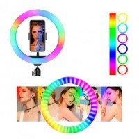 миниатюра для товара: Л02799 Лампа кільцева LED RGB Ø-36см + Штатив